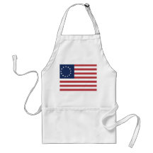 Tablier de conception du drapeau Betsy Ross