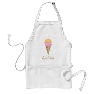 Tablier de cornet de crème glacée