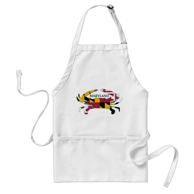 Tablier de crabe de drapeau du Maryland (Devant)