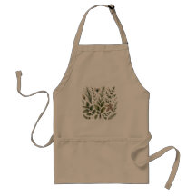 Tablier de cuisine à base de plantes - Conception 