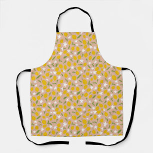 Tablier de cuisine au citron sicilien beau 