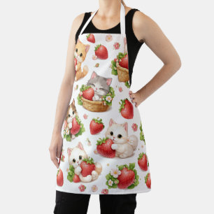 Tablier de cuisine avec de mignons chatons et frai