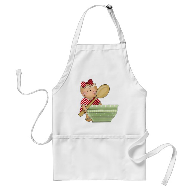 Tablier de cuisine de vacances de Noël de pain (Devant)