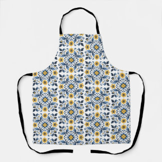 Tablier de cuisine floral rétro pour femmes