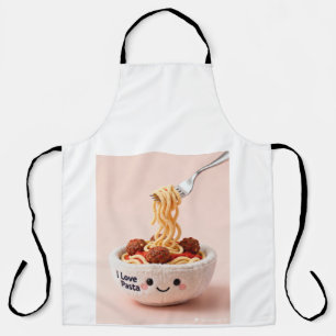 Tablier de cuisine J'adore les pâtes Chef italien