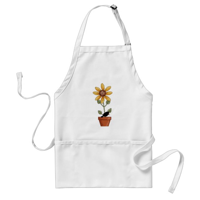 Tablier de cuisine pour adultes du tournesol d'aut (Devant)