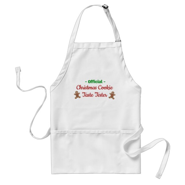 Tablier de dégustation de biscuits de Noël (Devant)