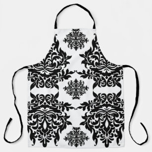Tablier de design gothique noir