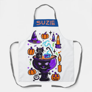 Tablier de doodle Halloween - Cadeau de cuisine ef