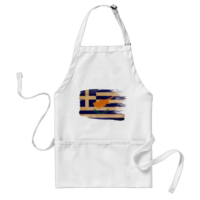Tablier de drapeau de la Chypre de Grec (Devant)