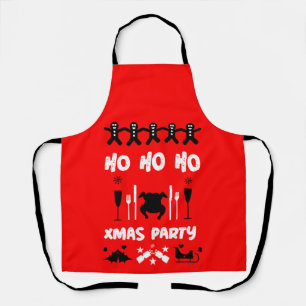 Tablier de fête de bureau de Noël laid