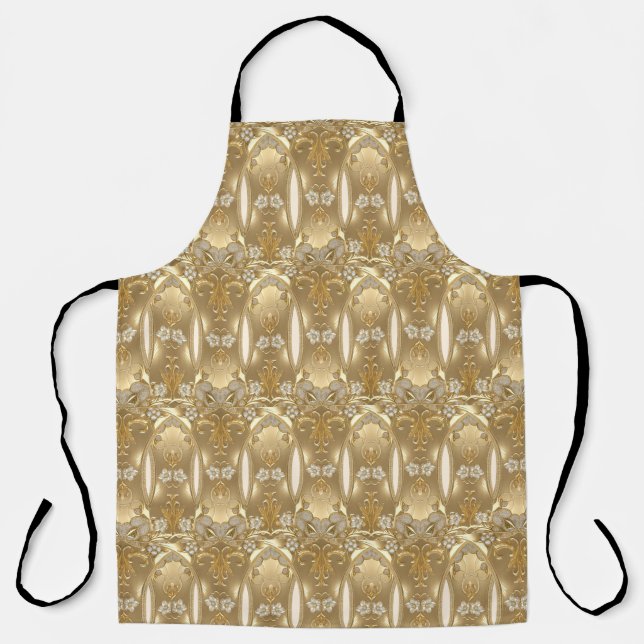 Tablier de fleurs d'or (Recto)