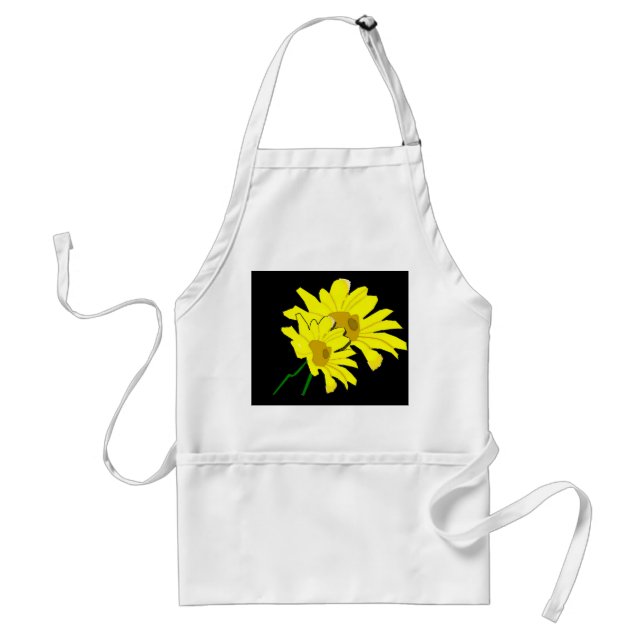 Tablier de Fleurs Jaunes (Devant)