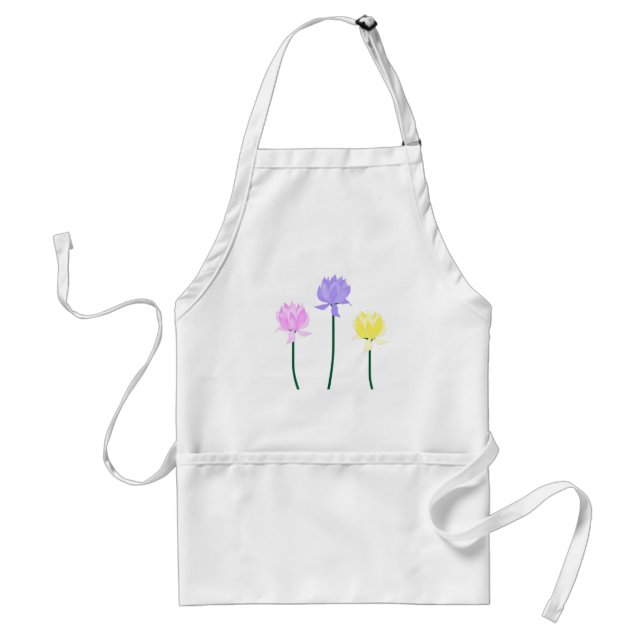 Tablier de fleurs Lotus (Devant)