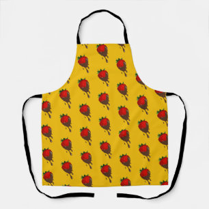tablier de fraise au chocolat