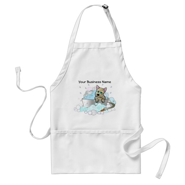 Tablier de Groomers de chiens sales (Devant)