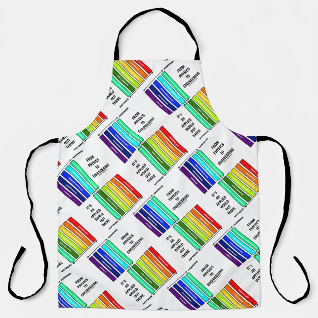 Tablier De la physique à l'ingénierie C'est un monde appli (Recto)