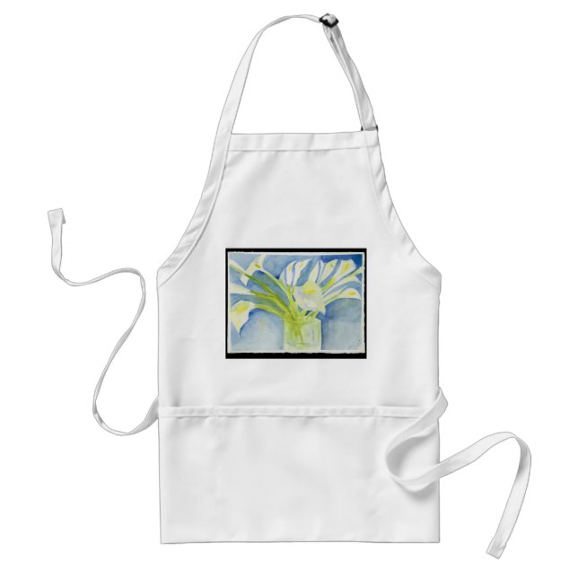 Tablier de Lilly Boquet de calla (Devant)