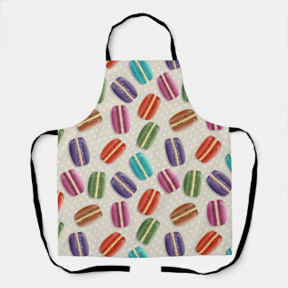 tablier de macaron coloré mignon