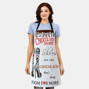 Tablier de magasin de chocolat