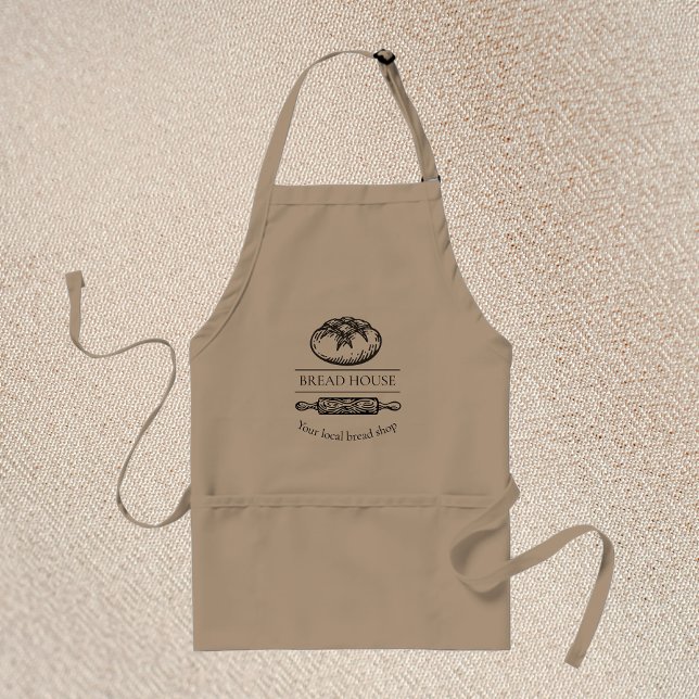 Tablier de marque minimal pour boulangeries (Créateur téléchargé)