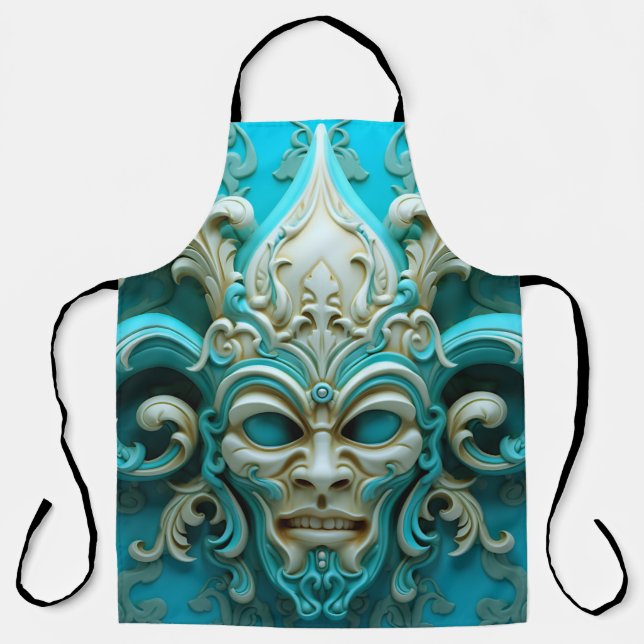 Tablier de masque Bleu (Recto)
