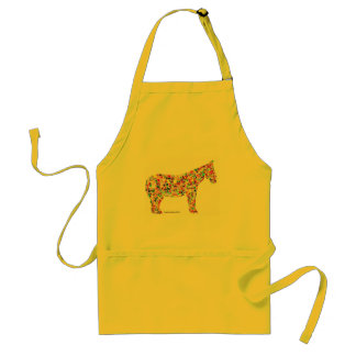 Tablier de mosaïque de papier de cheval de Helena