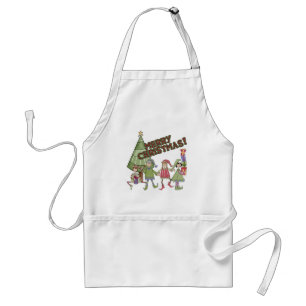 Tablier de Noël de Santa Eleves
