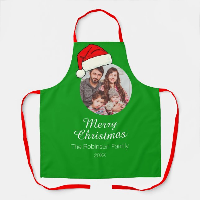 tablier de noël modèle photo (Recto)