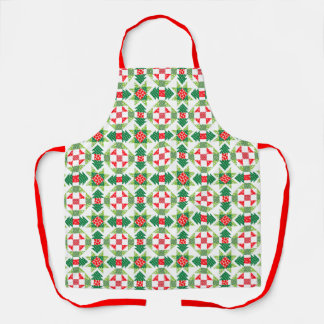 Tablier de Noël patchwork quilt