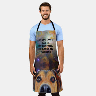tablier de nourriture pour chien de cuisine