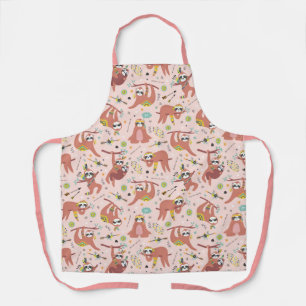 Tablier de paresseux mignons