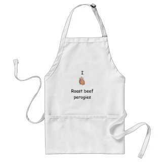 Tablier de perogies de boeuf de rôti du coeur I