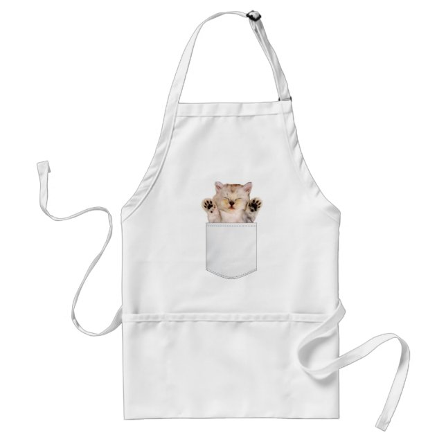 Tablier de poche de chat (Devant)