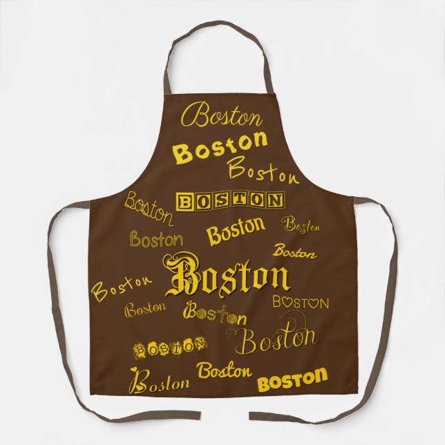 Tablier de polices jaunes de Boston (Recto)