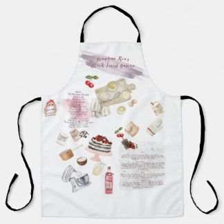 Tablier de recette personnalisé