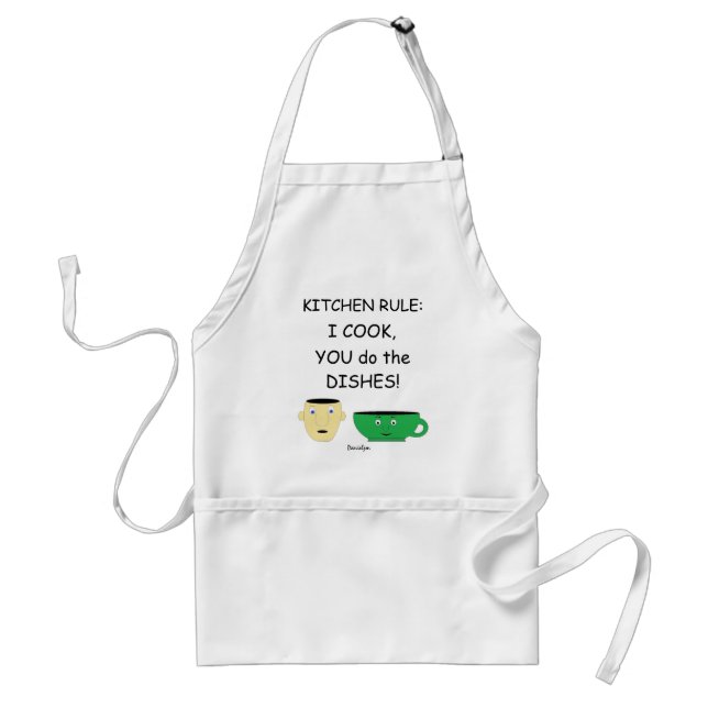 Tablier de règle de cuisine (Devant)
