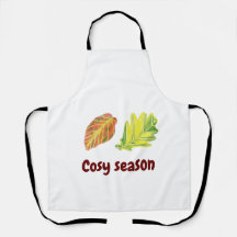 Tablier de saison cosy