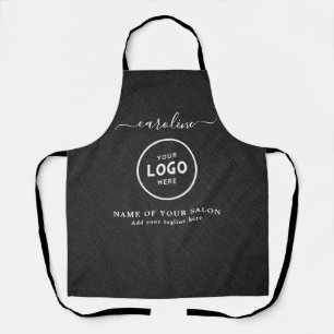 Tablier de salon moderne tendance avec logo