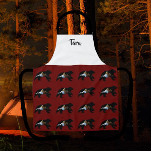 Tablier de style country pour amateurs d'ours joye