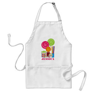 Tablier de sucrerie et de petit gâteau