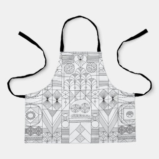 Tablier de symétrie Art déco