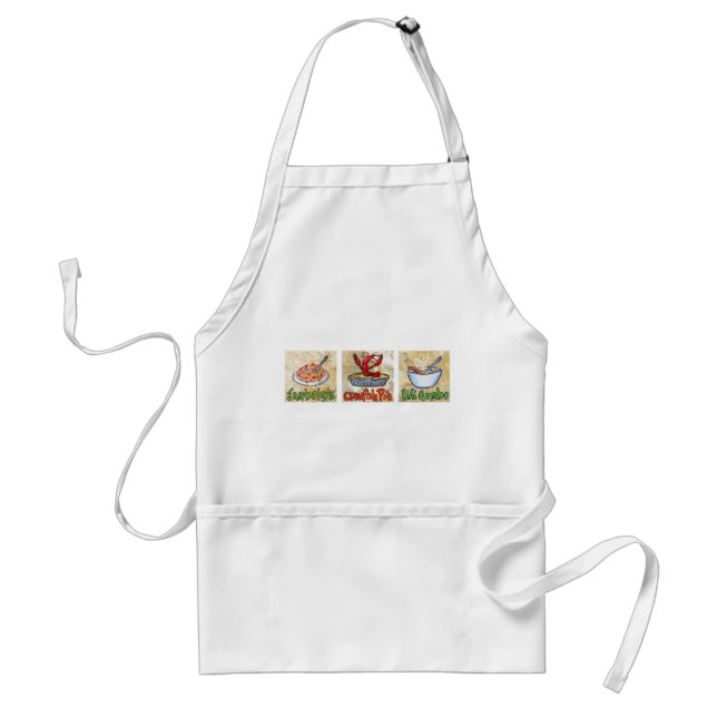 Tablier de trio de Cajun (Devant)