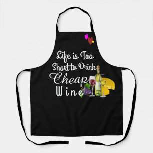 Tablier de vin drôle - Cadeau pour les amateurs de