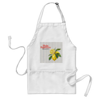 Tablier Décor de cuisine au citron frais et piquant Main S