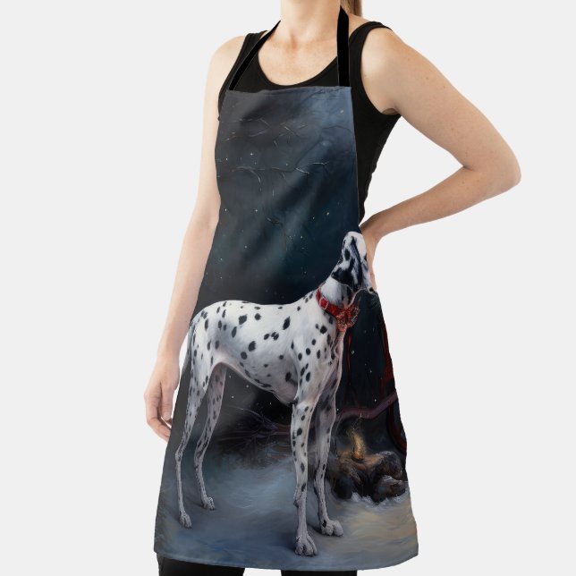 Tablier Décor de Noël Dalmatien Snowy (Insitu)