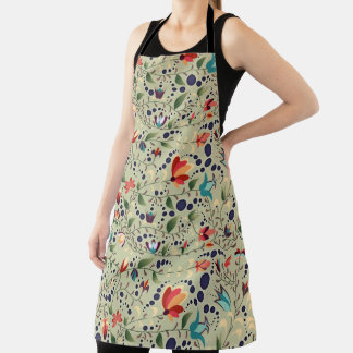 Tablier Décor Floral