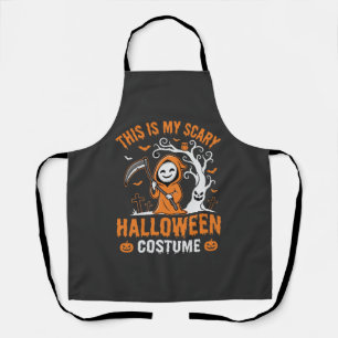 Tablier Déguisement drôle de Grim Reaper pour Halloween Ci