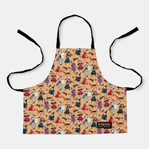 Tablier Déguisement orange Halloween enfant sorcière diabl