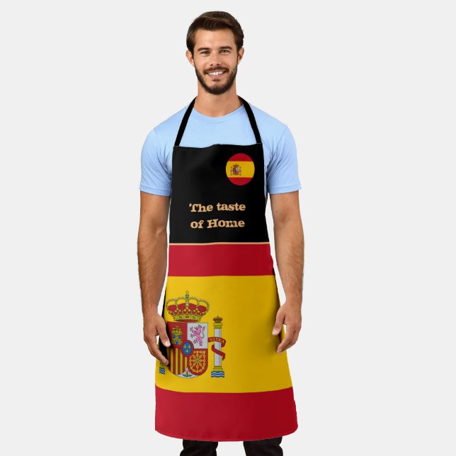 Tablier Dégustation de la maison, Drapeau espagnol, Espagn (Porté)